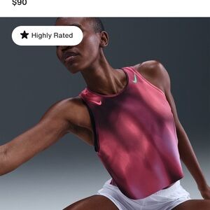 NWT Nike AeroSwift "Faith Kipyegon"
Women's Dri-FIT ADV Cropped Running Tank Top